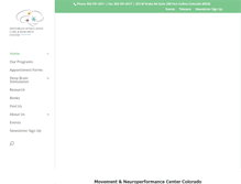 Tablet Screenshot of centerformovement.org